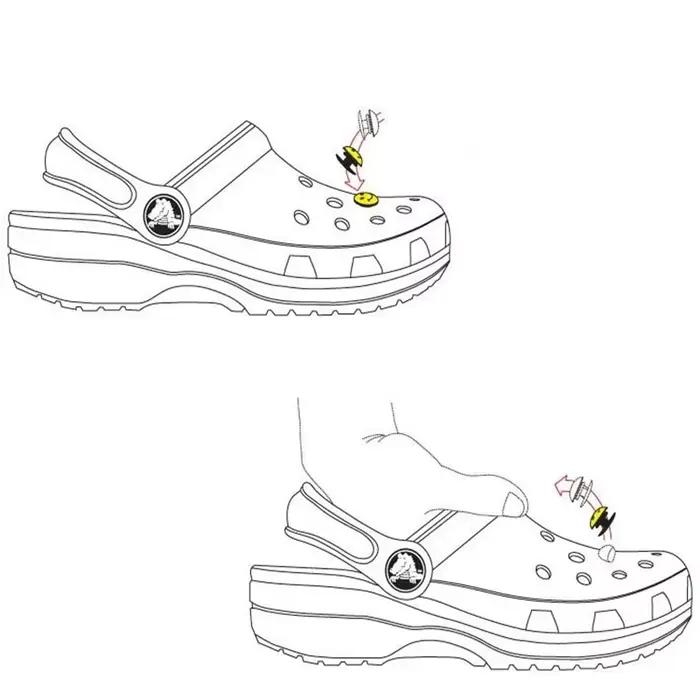 Chaussures anglaises inspirantes, sandales, boucle de chaussure à fleurs, breloques de chaussures en