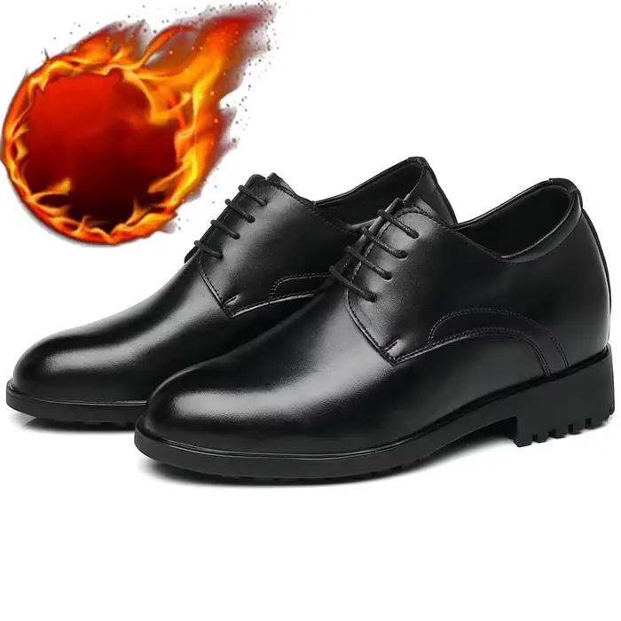 Chaussures de Banquet en Cuir pour Homme, avec Ascenseur Invisible, Noires, Recommandées, Formelles,