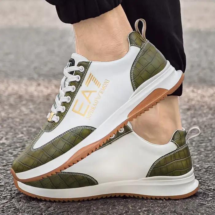 Chaussures décontractées pour hommes Designers Italy, chaussures en cuir véritable de luxe, chaussur