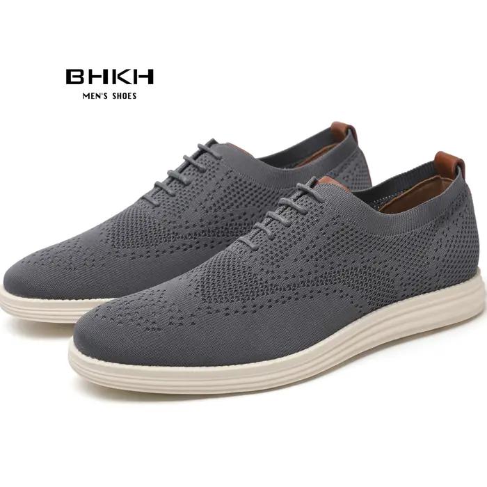 BHKH hommes baskets été tricoté maille chaussures décontractées chaussures légères décontractées res