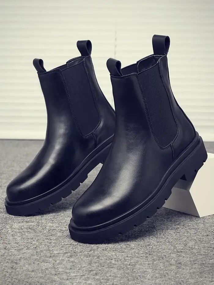Bottines à double élasticité pour hommes