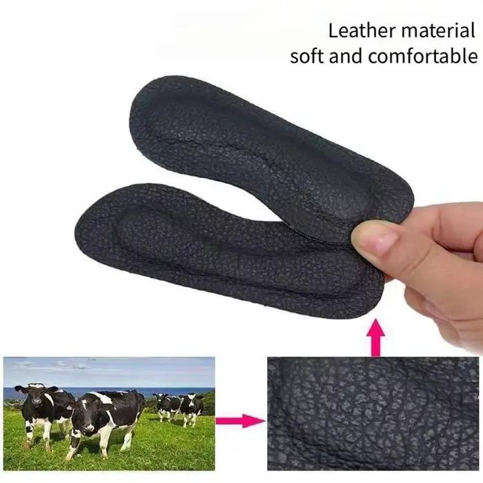 Protecteurs de talons autocollants baskets talons pieds coussinets confortables peau de vache coussi