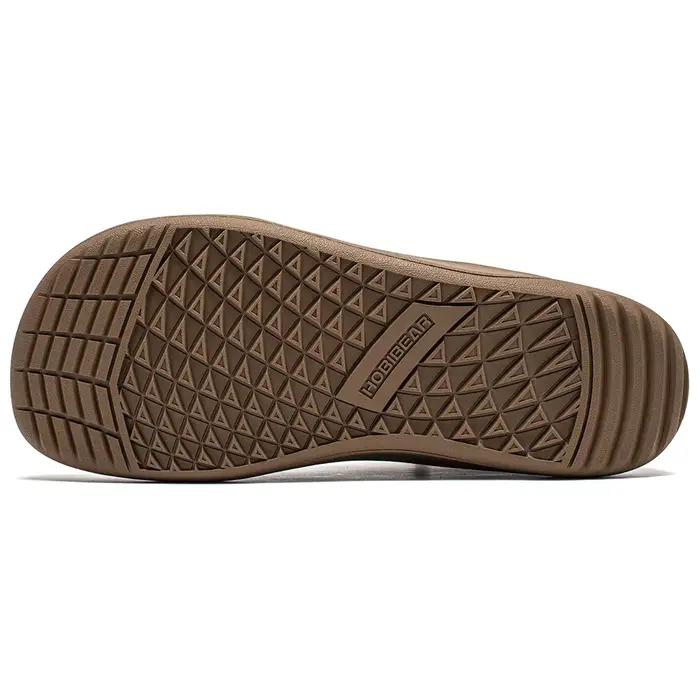 HOBIBEAR chaussures mi-hautes pieds nus unisexe bout large bottines minimalistes en cuir artificiel 