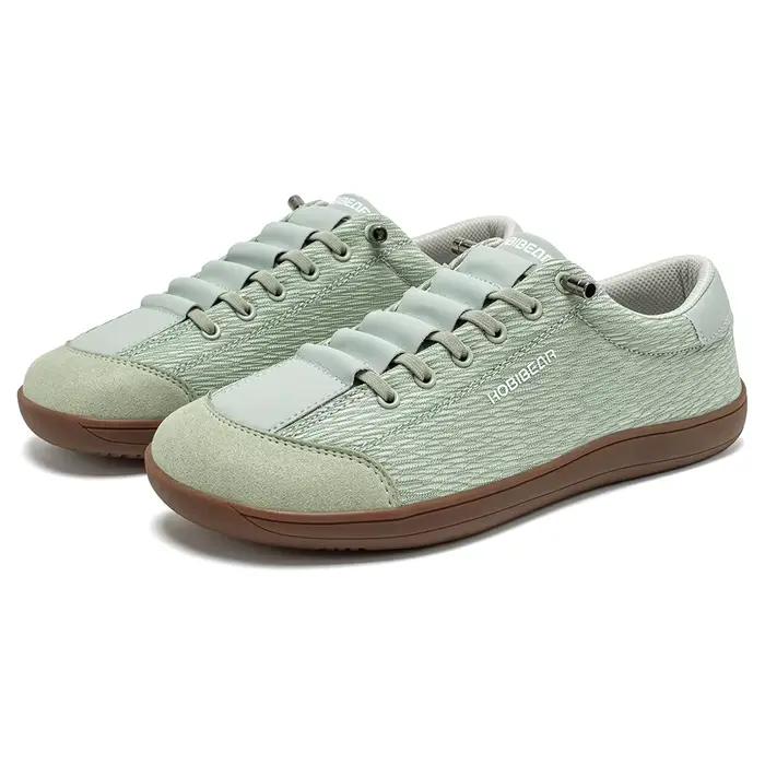 HOBIBEAR pieds nus chaussures à bout large unisexe zéro goutte minimaliste baskets respirant maille 