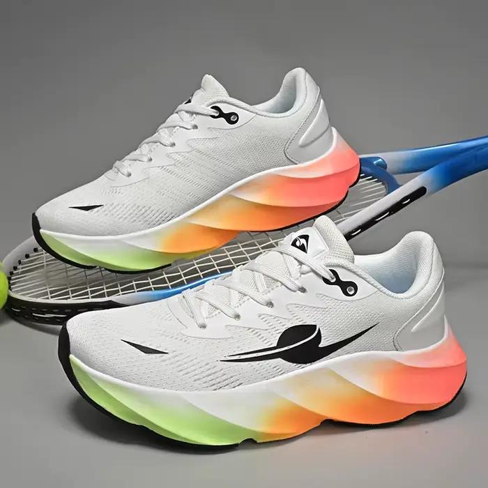 Chaussures de course avec plaque en carbone, spécialité marathon, respirantes, légères, confortables