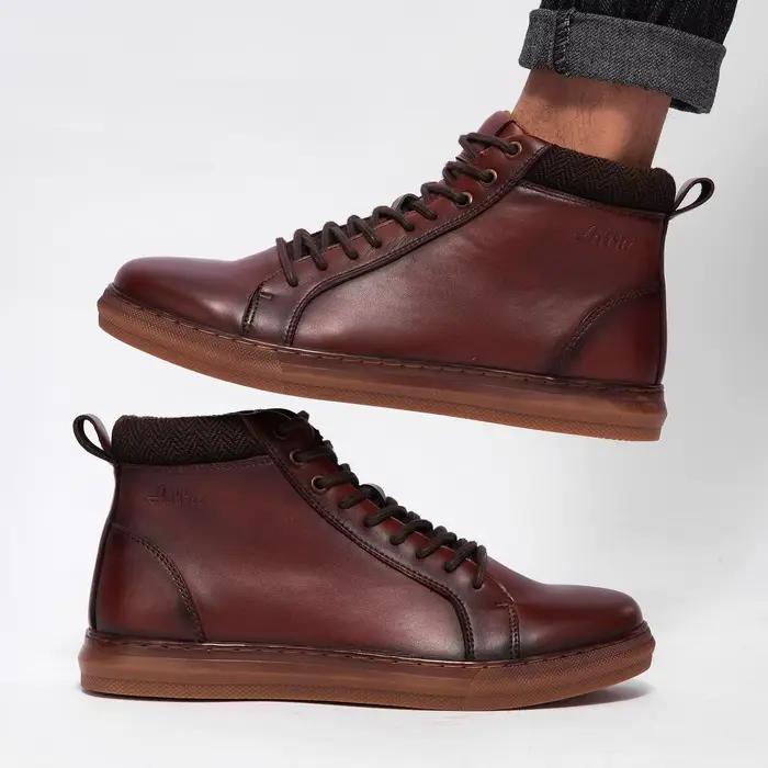 ZFTL hommes bottines bottes de base homme bottines en cuir véritable grande taille nouveau 2025 déco