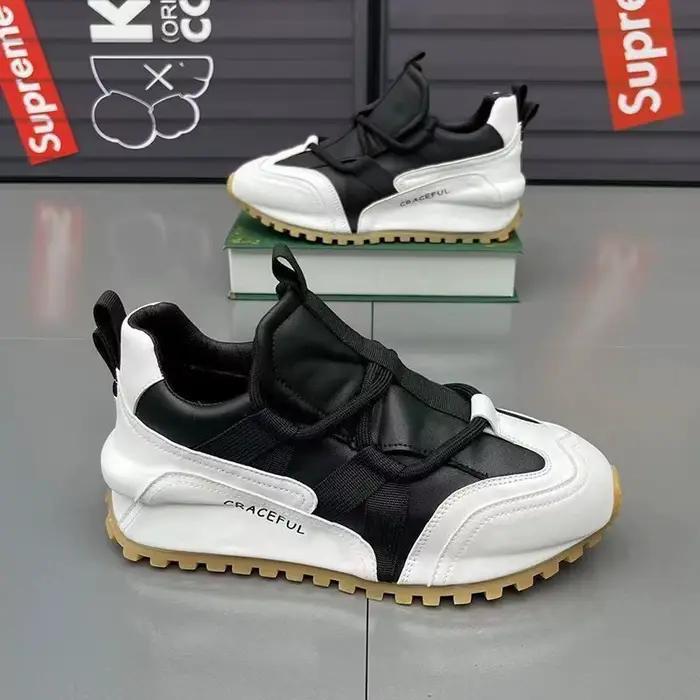 Grosses baskets hommes couverture bas conseil chaussures mode décontracté microfibre cuir maille res