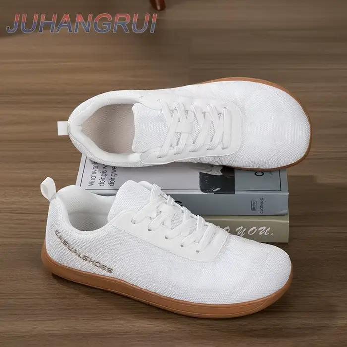 Chaussures à bout large pour hommes, chaussures de sport décontractées simples et respirantes, chaus