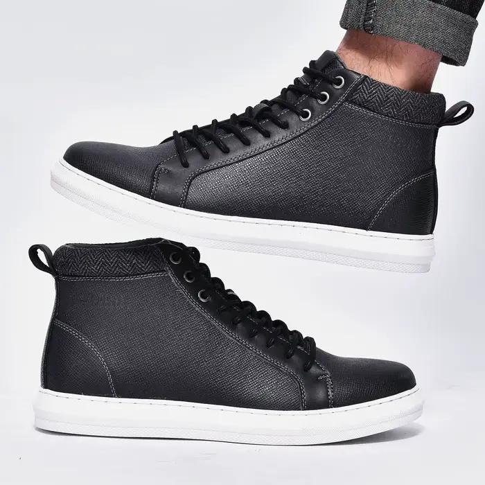 ZFTL hommes bottines bottes de base homme bottines en cuir véritable grande taille nouveau 2025 déco