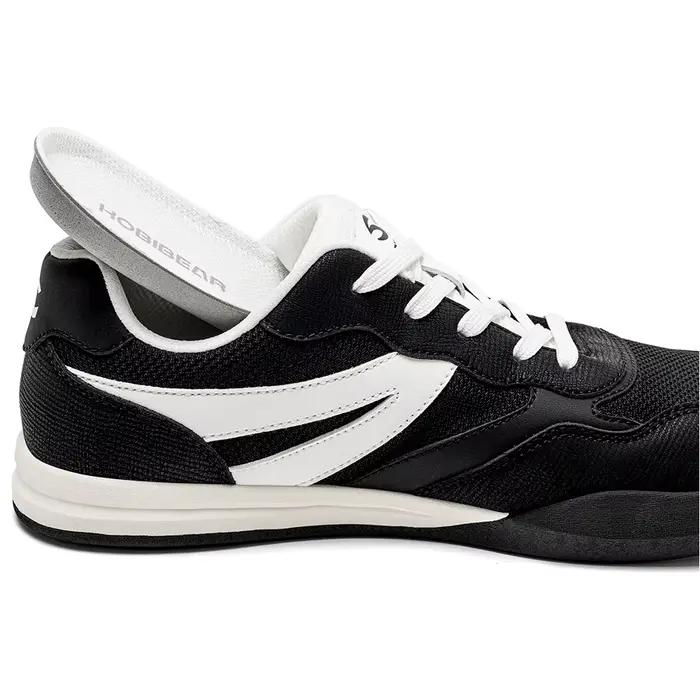 HOBIBEAR Chaussures larges pour hommes Baskets à lacets pieds nus Chaussures de marche légères et fl