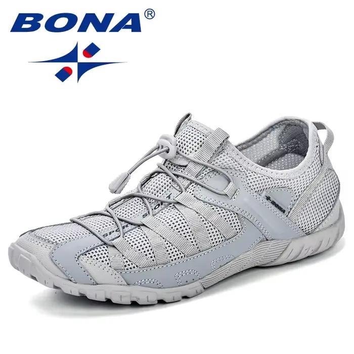 BONA été baskets respirant hommes chaussures décontractées mode hommes chaussures Tenis Masculino Ad