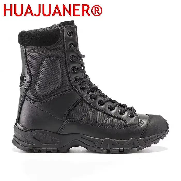 Nouveau Sport armée hommes Combat bottes tactiques en plein air randonnée désert cuir bottines homme