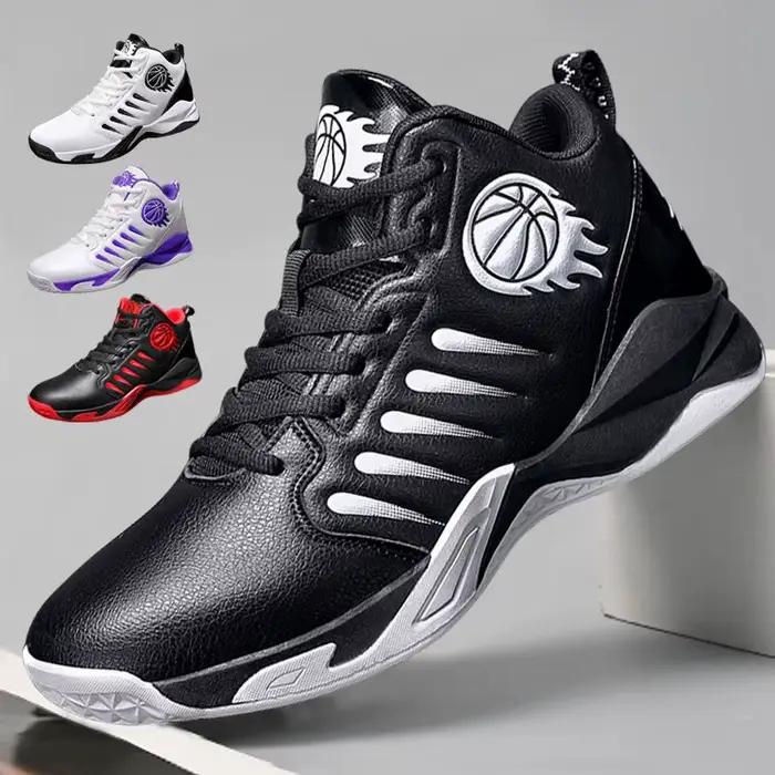 Chaussures décontractées sportives pour hommes, adaptées aux activités de plein air et au basketball