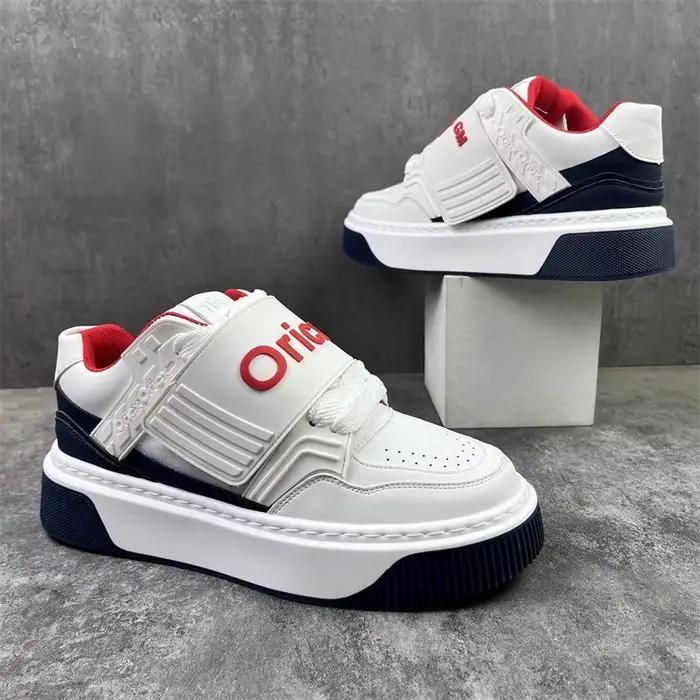 Chaussures à pain collantes pour hommes, marque tendance, semelles épaisses, hauteur augmentant, bla