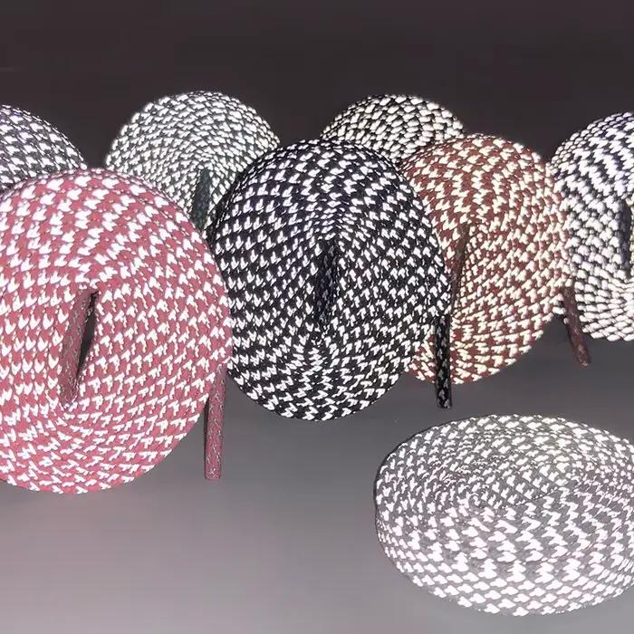 3M lacets réfléchissants pour baskets lacets plats lumineux Cool lueur dans le noir lacet adulte enf