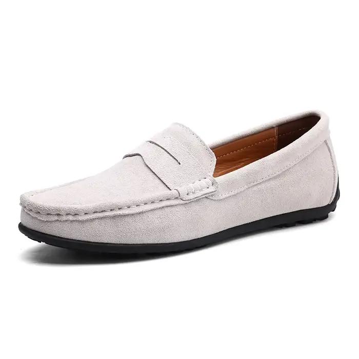 JKPUDUN – chaussures en cuir véritable pour homme, marque de luxe, mocassins à enfiler décontractés,