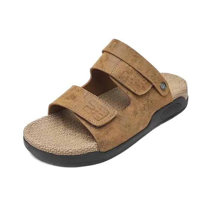 Sandales en liège pour hommes, nouvelle collection été, antidérapantes, confortables, légères, pour 