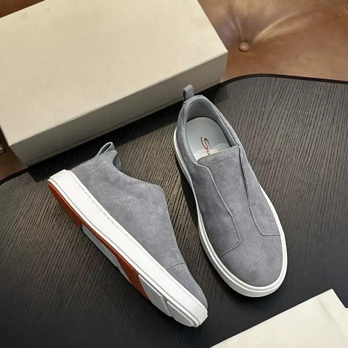 Chaussures décontractées classiques pour hommes en daim, confortables, légères, respirantes, pour le