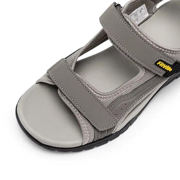 Sandales de sport pour hommes Fittington, larges, pour diabétiques, réglables, à enfiler, respirante