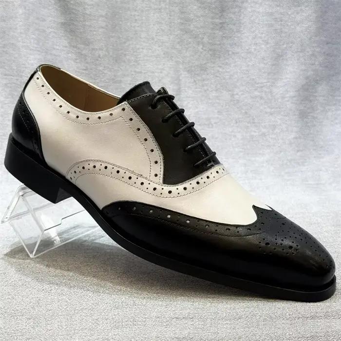 Mocassins en cuir véritable à double sangle de moine pour hommes, chaussures provoqué formelles, moc