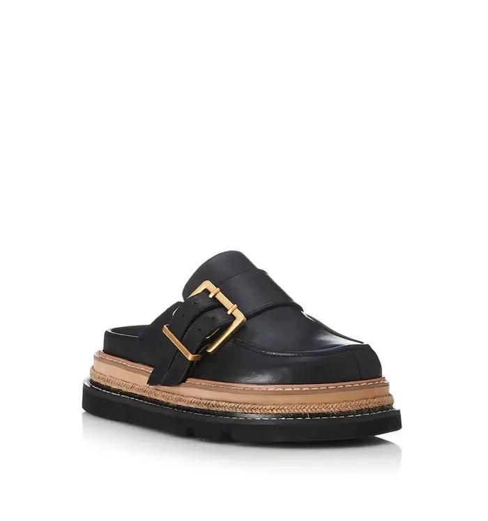 ALIASMAE Designer Style - Chaussures à plateforme à bout fermé pour un usage décontracté