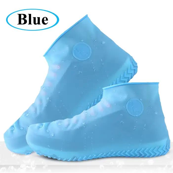 Protecteur de chaussures unisexe en Silicone, imperméable, réutilisable, pour les jours de pluie, po