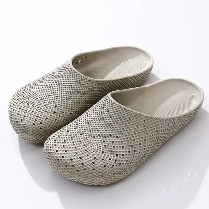 Chaussures de sécurité d'été pour hommes, respirantes, à enfiler, demi-chaussons, sabots de travail 