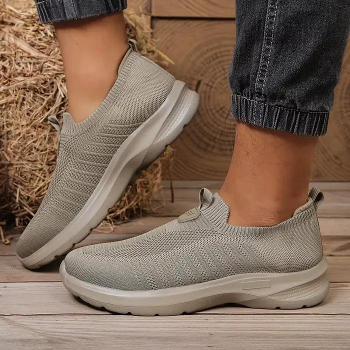 Chaussures pour hommes, couleur unie, chaussures décontractées en EVA, légères, confortables, semell