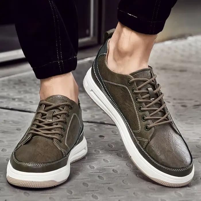 Chaussures de sport épaisses pour hommes, baskets élévatrices, semelle intérieure augmentée, recomma