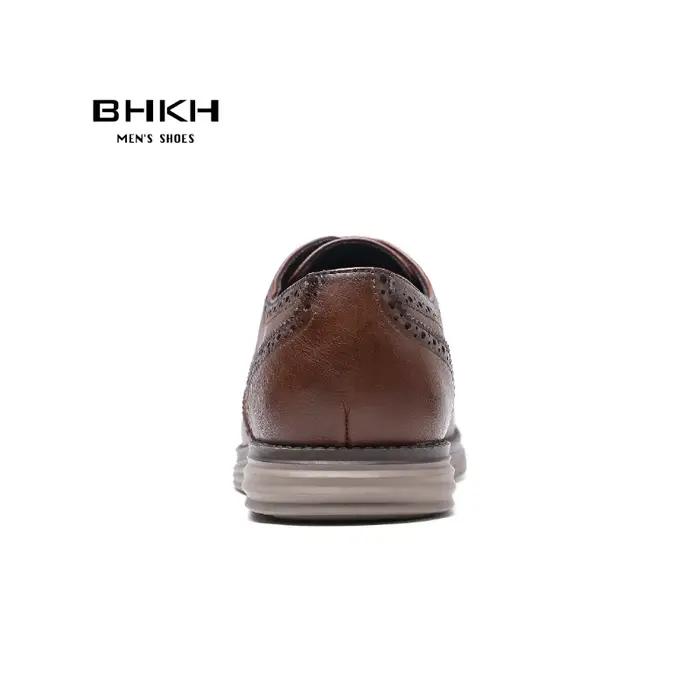 BHKH 2025 chaussures habillées en cuir véritable confortables hommes chaussures décontractées intell