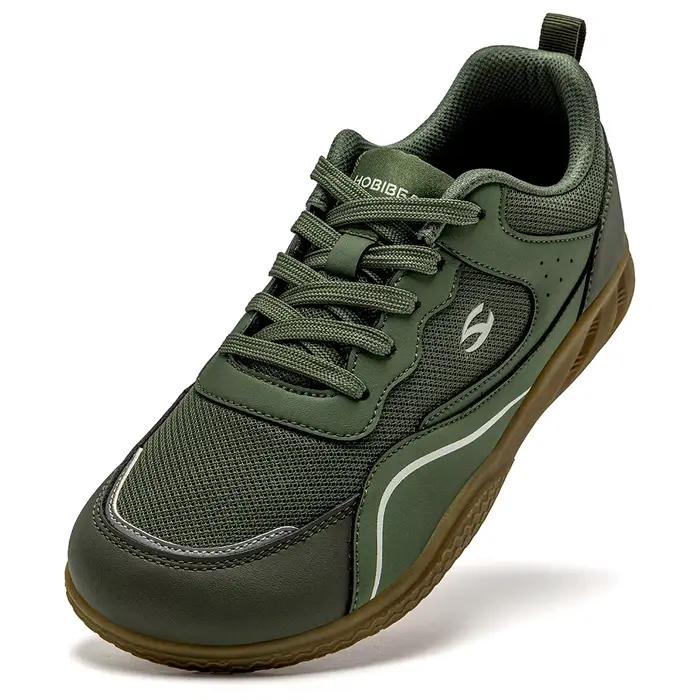 HOBIBEAR Chaussures à bout large pour hommes, baskets de marche pieds nus, chaussures de course à la