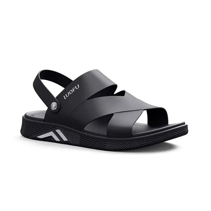 LUOFU-nouvelles sandales pour hommes, pantoufles d'été d'intérieur et d'extérieur à la mode, anti-al