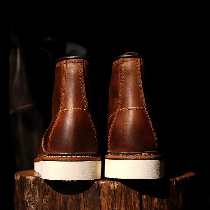 Bottes de travail durables de Style robuste avec coutures soudées Goodyear Heritage Moctoeboots en c