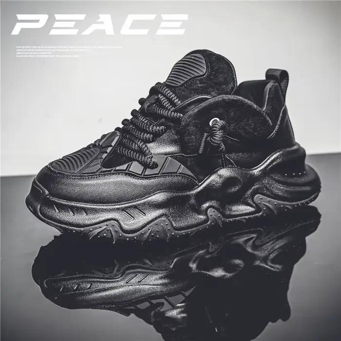 Chaussures de dehors à Semelles Épaisses pour Homme, Décontractées, Résistantes à l'Usure, Tendance 