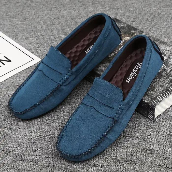 Mocassins décontractés pour hommes, chaussures de bateau, baskets pour hommes, chaussures de conduit
