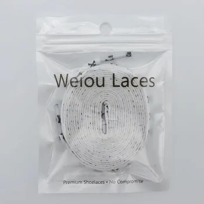 Weiou lacets 8MM sérigraphie chaîne chaussures décontractées Lacet à la mode squelette dessin animé 