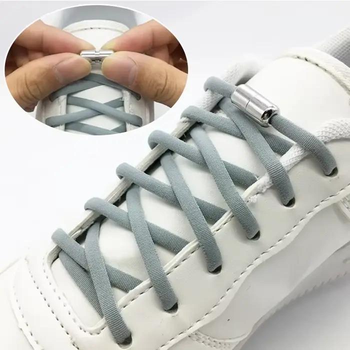 Lacets demi-cercle boucles sans cravate boucle connecteur pour chaussures baskets lacet rapide lacet