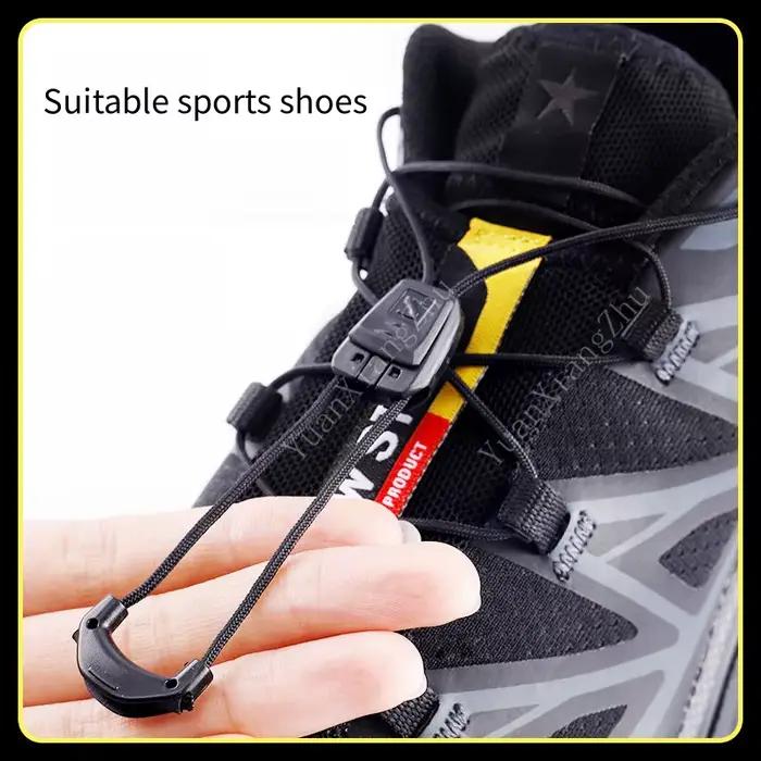 Nouveau Lacets de chaussures sans cravate lacets de Tennis ronds sans attaches adultes enfants quali
