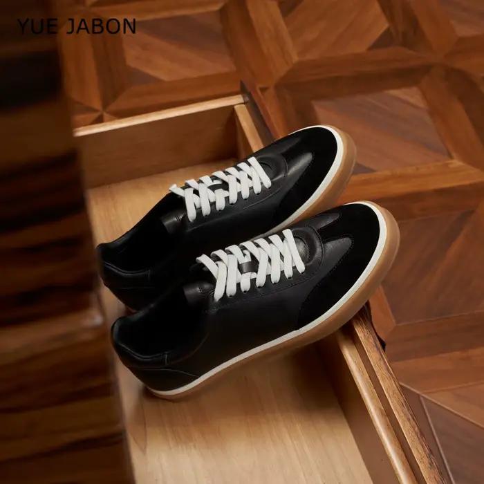 Chaussures Tenis Masculino pour hommes chaussures de Skate en cuir véritable pour hommes chaussures 