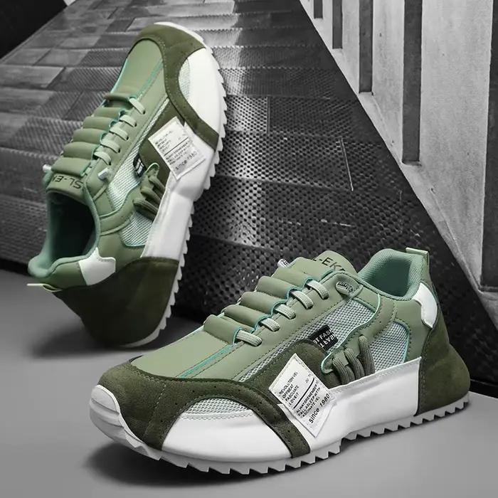 Chaussures de sport de luxe pour hommes, mocassins, baskets décontractées épaisses, confortables, re