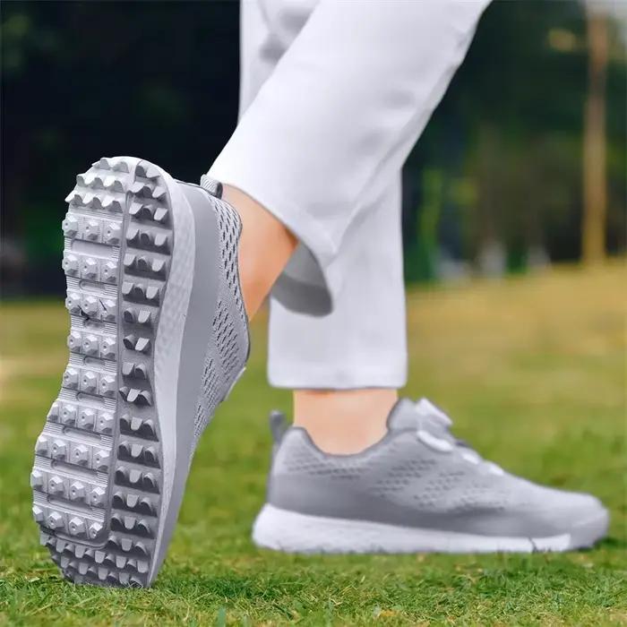 Chaussures de Golf pour hommes respirant antidérapant baskets de Golf herbe marche chaussures de Gol