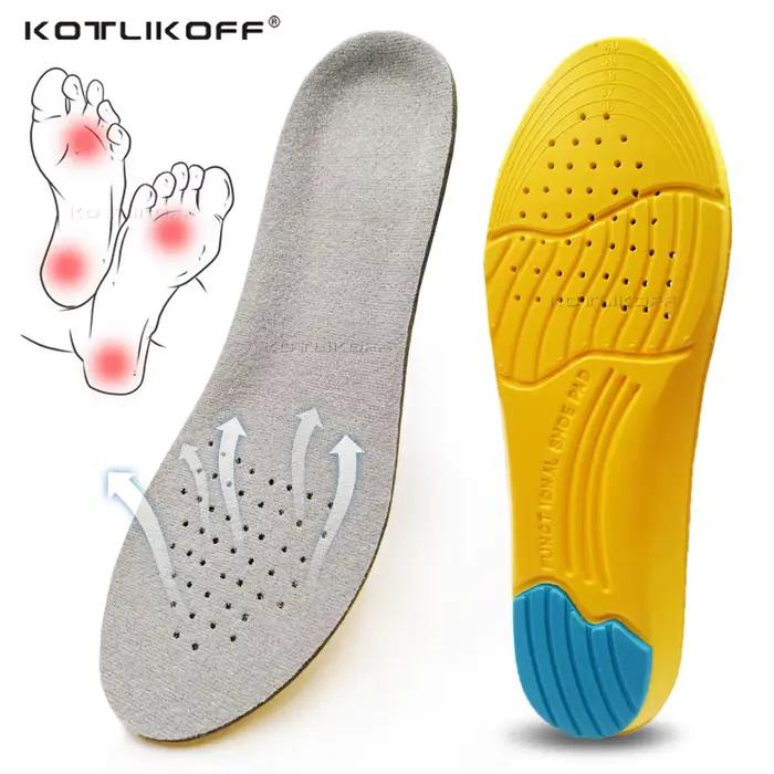 Inserts de chaussures semelles intérieures de Sport souples mousse à mémoire de forme respirant en p