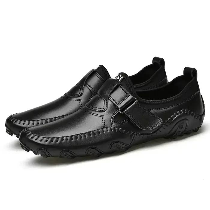 Vanmie – chaussures décontractées en cuir véritable pour hommes, chaussures italiennes faites à la m