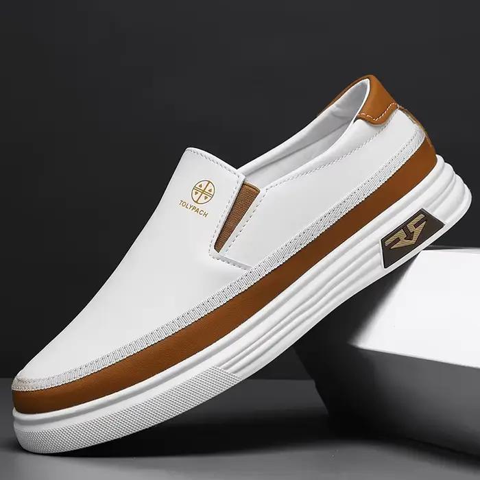 Mocassins pour hommes mode chaussures en cuir faites à la main marque de luxe chaussures décontracté