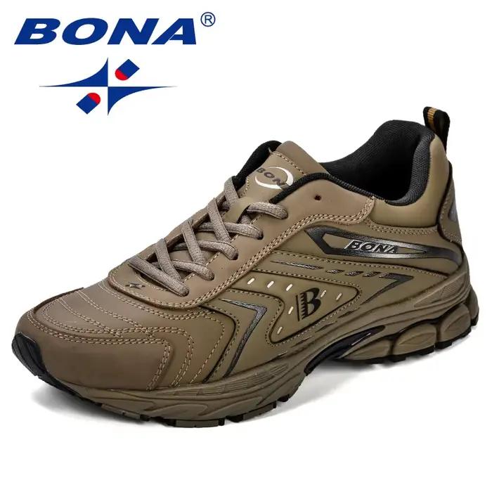 BONA hommes chaussures décontractées marque hommes chaussures hommes baskets appartements confortabl