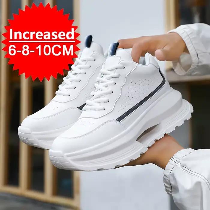 Chaussures d'ascenseur de luxe pour hommes, baskets invisibles augmentant la hauteur de 6 8 10CM, ch