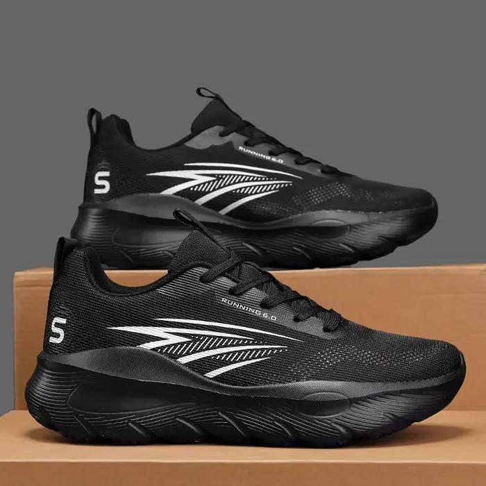 ELUVA Chaussures de sport de haute qualité pour hommes, baskets décontractées à plateforme, chaussur