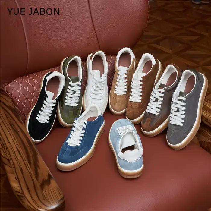 Chaussures Tenis Masculino pour hommes chaussures de Skate en cuir véritable pour hommes chaussures 