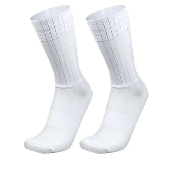 Chaussettes de compression personnalisées pour hommes et femmes, chaussettes de cyclisme, chaussette