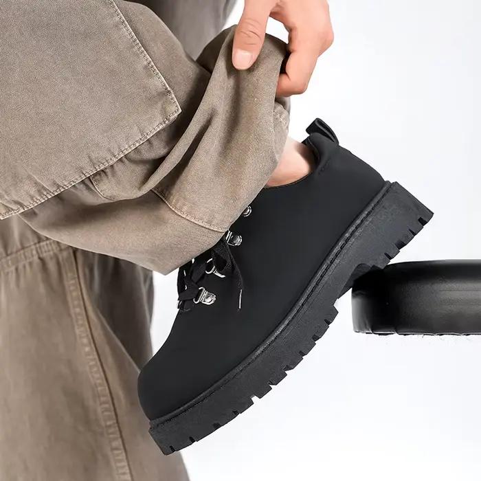 Chaussures décontractées pour hommes à semelle épaisse, respirantes, légères, à semelle souple, pour